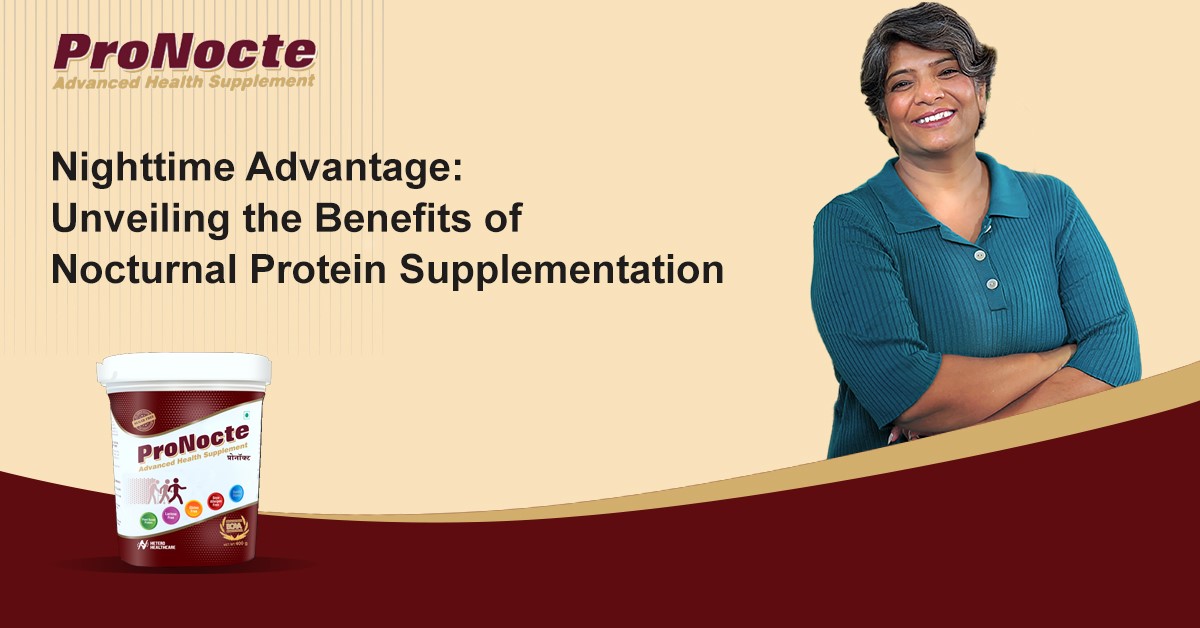Unveiling the benefits of Nocturnal Protein Supplementation.